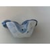 Name Place Tag Holders Fine Bone China Vintage White Blue Set of 8 Hand Painted