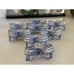 Name Place Tag Holders Fine Bone China Vintage White Blue Set of 8 Hand Painted