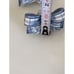 Name Place Tag Holders Fine Bone China Vintage White Blue Set of 8 Hand Painted
