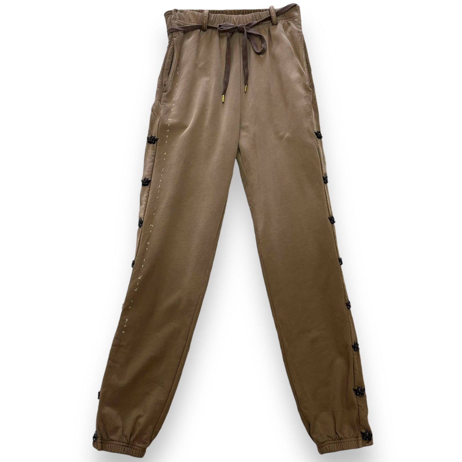 NWOT Ariel x Boys Lie Angels Muted Brown Mocha Sweatpants - Small