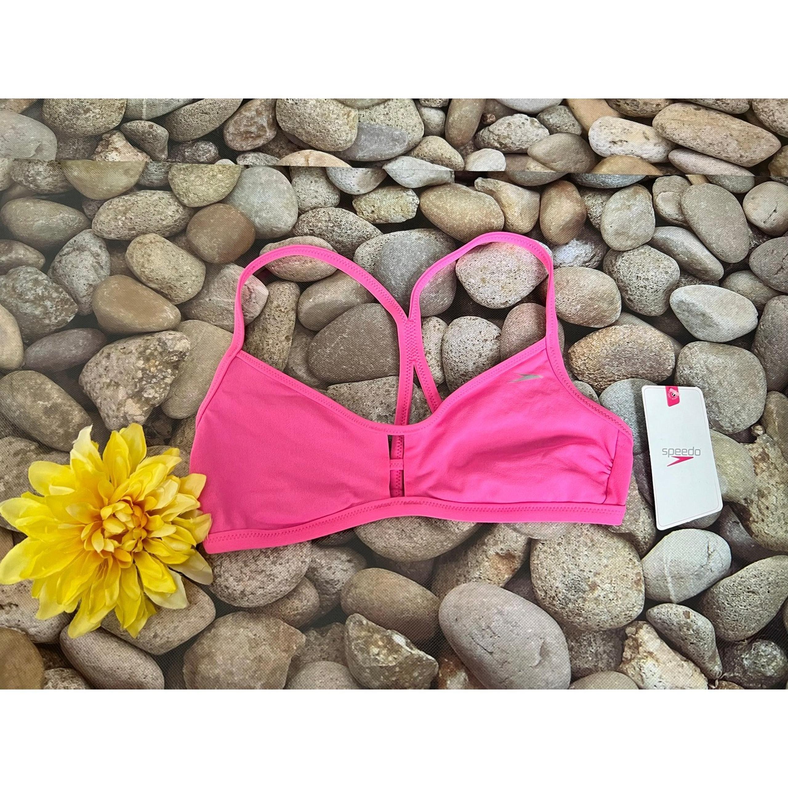 NWT SPEEDO BARBIE PINK SWIM TOP-MEDIUM