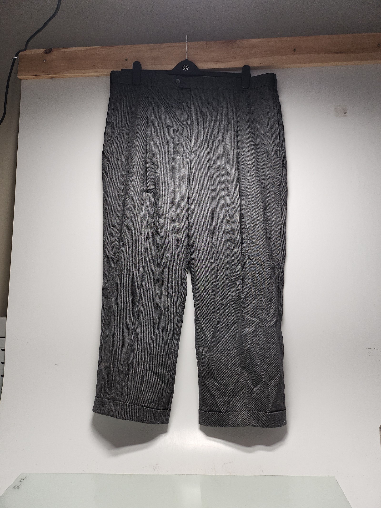 Rick's Tailoring Gray Wool Dress Pants Size 42