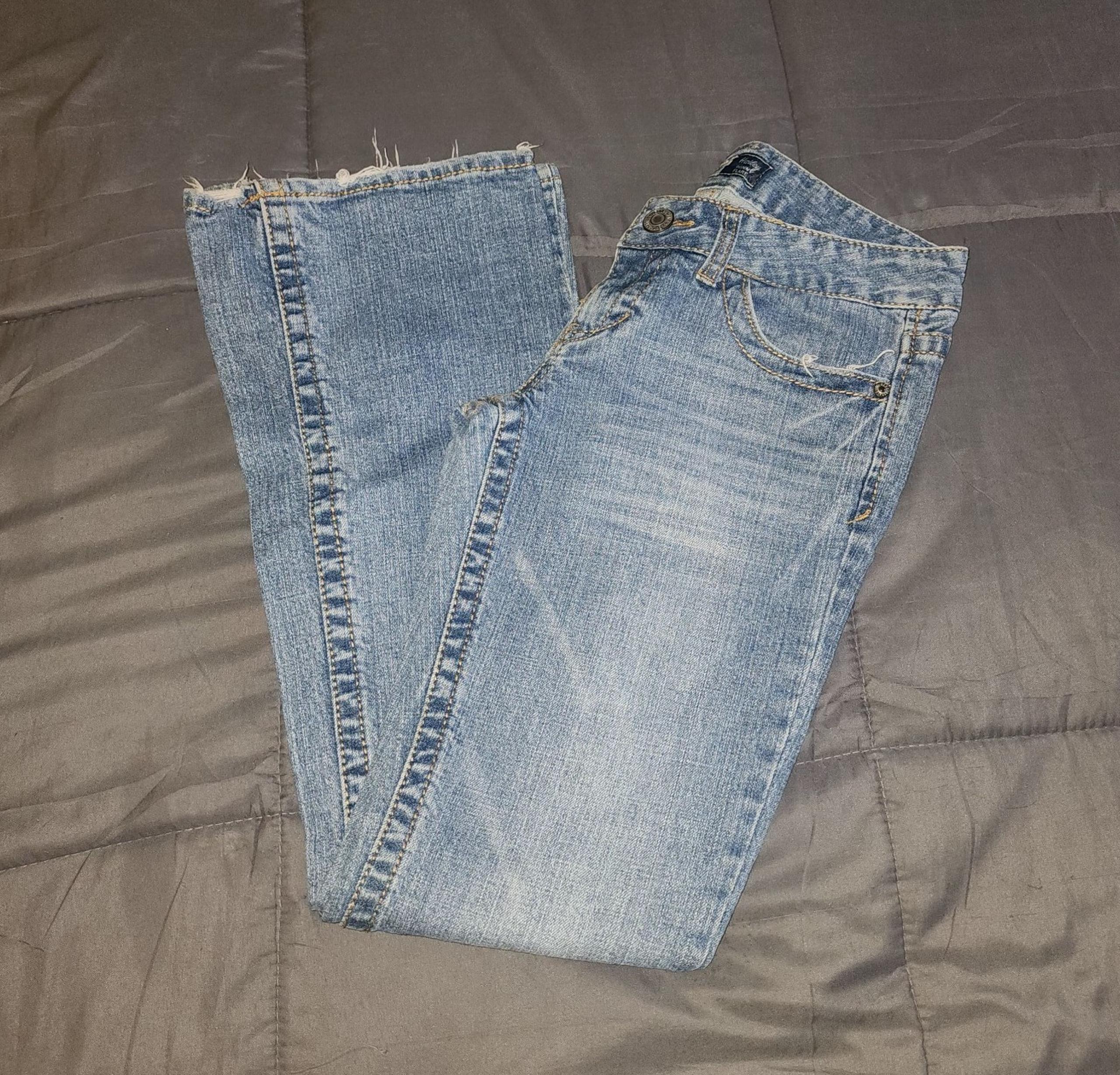 Y2K AEROPOSTALE HAILEY FLARE SKINNY JEANS 1/2