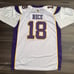 Reebok Minnesota Vikings Sidney Rice 50th Anniversary Stitched Jersey Sz 52 XL