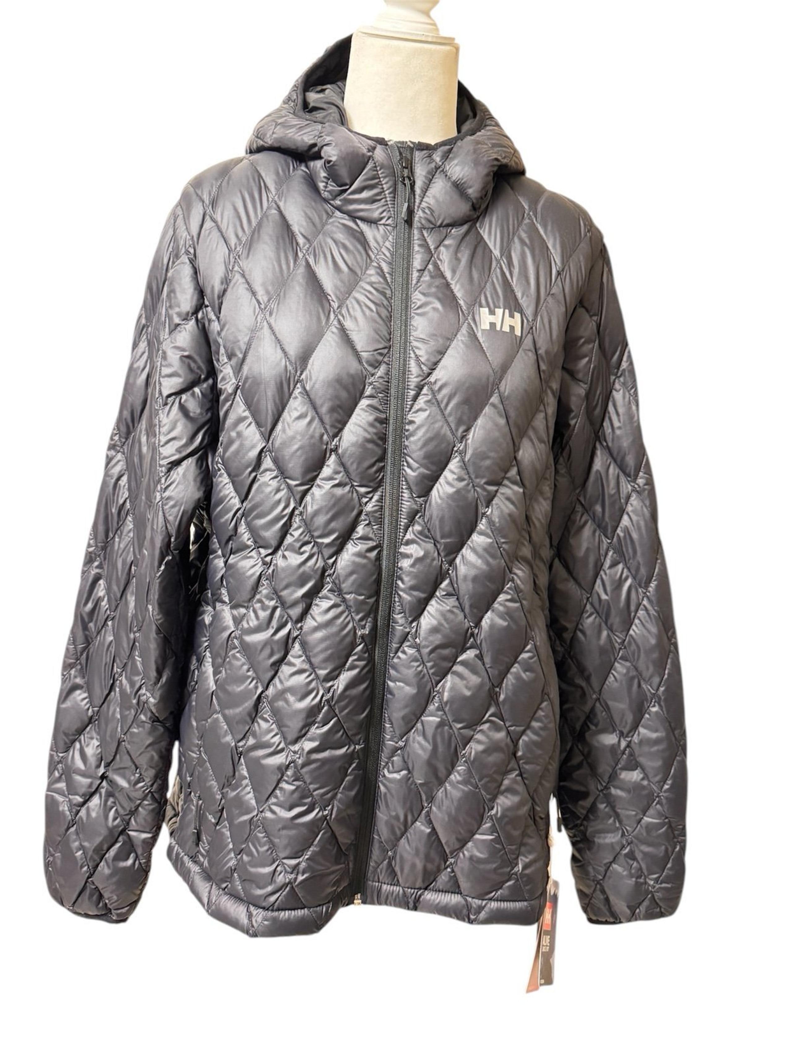 Hally Hansen womens Black diamond quilted hooded  insulator puffer jacket