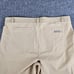 NWT NO BULL Men's 38x32R Beige Performance Golf Pants Lined Pockets Zip Logo