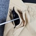 NWT NO BULL Men's 38x32R Beige Performance Golf Pants Lined Pockets Zip Logo