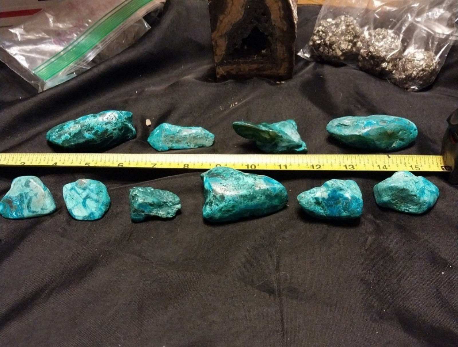 MALACHITE/CHRYSICOLLA LOT