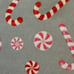 NWT- QUEEN London Kaye Peppermint candy cane sheet set