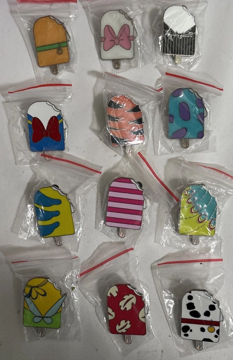 Disney ICE CREAM STICKS Pins lot of 12