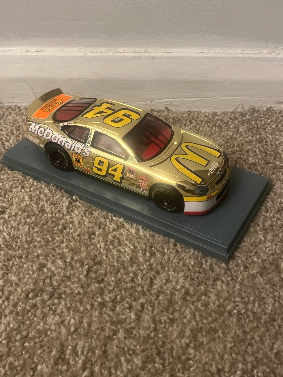 #94 McDonald's 1:24 Die Cast Stock Car Replica Ford Taurus - 50th