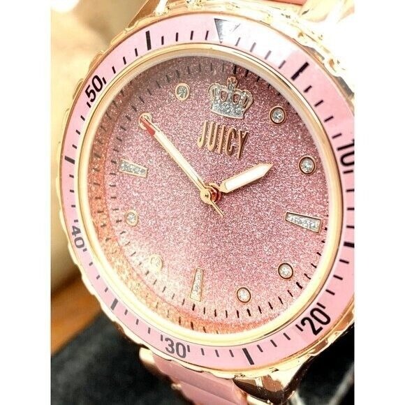 Juicy By Juicy Couture Women's Watch JC/5022 Quartz Pink Rose Gold 38mm