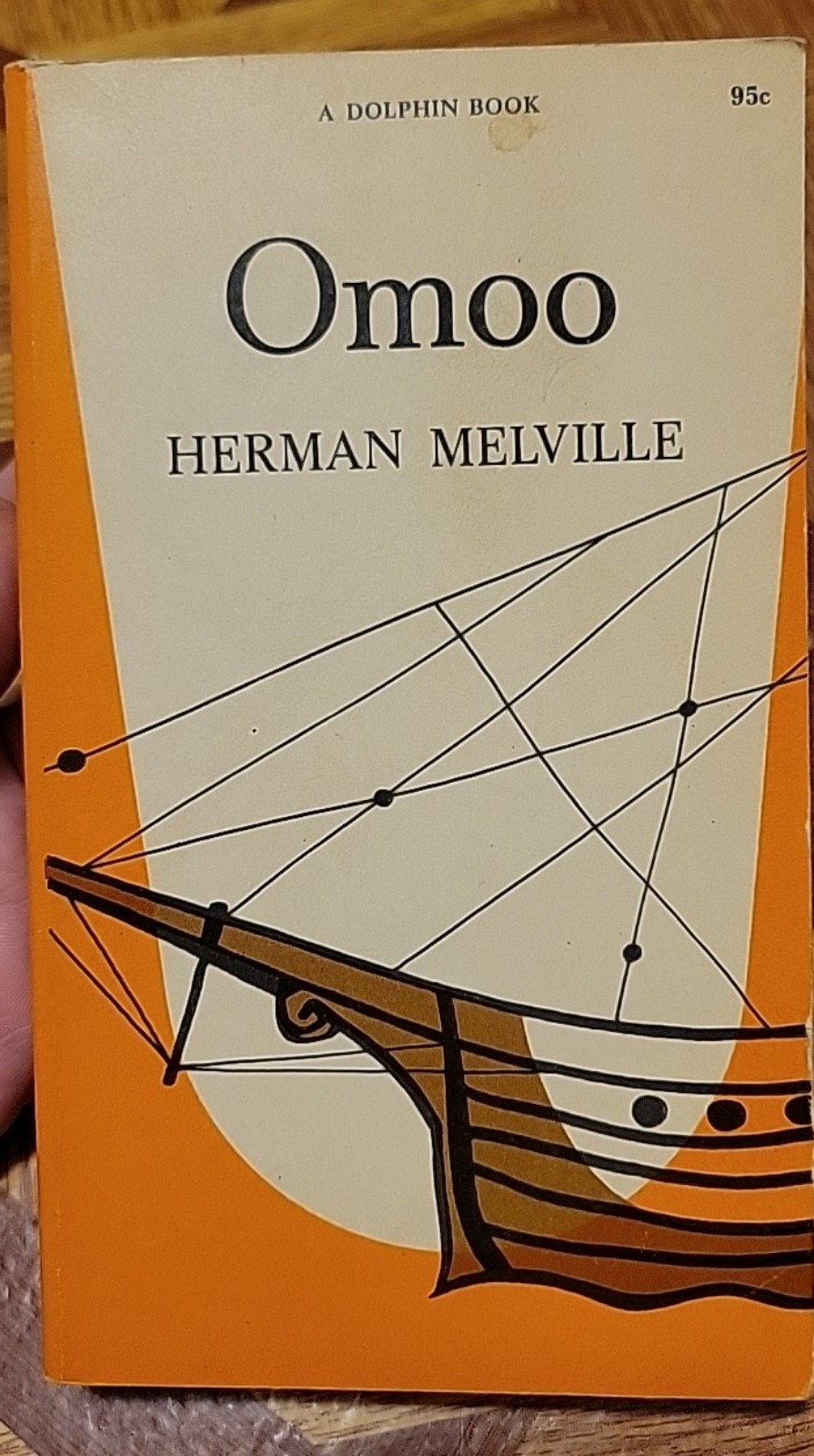 OMOO Herman Melville Dolphin Book PB (no pub date, est. 1950) Rare Scarce