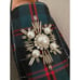 J. Crew Size 8.5 Jamie Tartan Plaid Pearl Red Green Embellished Loafer