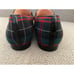 J. Crew Size 8.5 Jamie Tartan Plaid Pearl Red Green Embellished Loafer