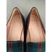 J. Crew Size 8.5 Jamie Tartan Plaid Pearl Red Green Embellished Loafer