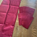 Pottery Barn Red Silk 11 Napkins & Tablerunner Lot