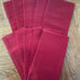 Pottery Barn Red Silk 11 Napkins & Tablerunner Lot