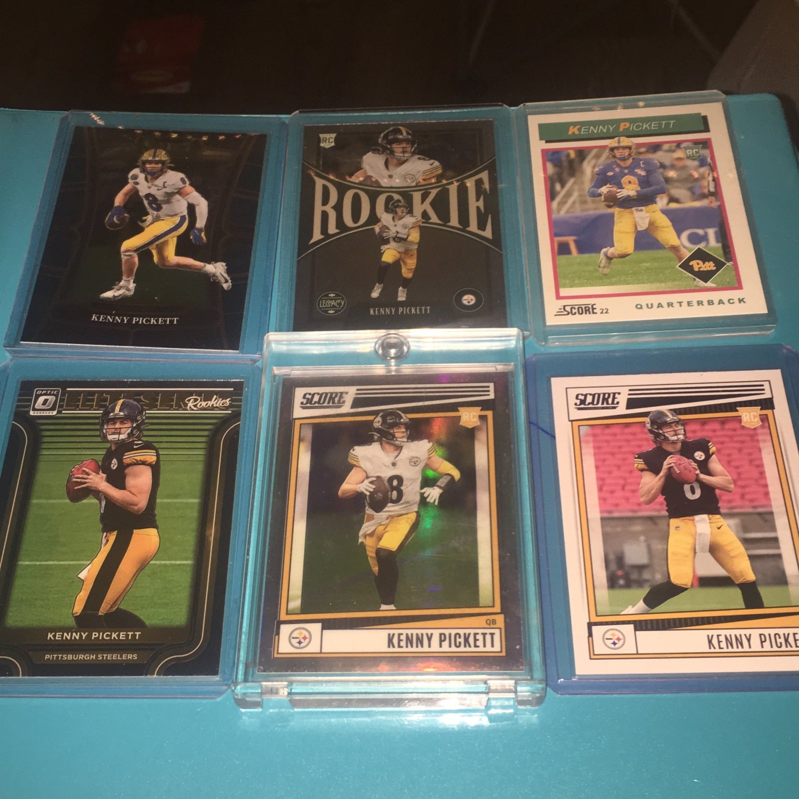 Kenny Pickett rookie card lot +6 prizm