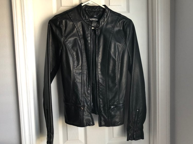 Express faux leather jacket