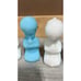 LOT 3 FENTON praying children Satin Glass -3 Sets White, Blue,