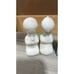 LOT 3 FENTON praying children Satin Glass -3 Sets White, Blue,