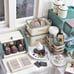 Miniature Kitchen Storage Container Set [Ivory x Green]