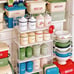 Miniature Kitchen Storage Container Set [Ivory x Green]