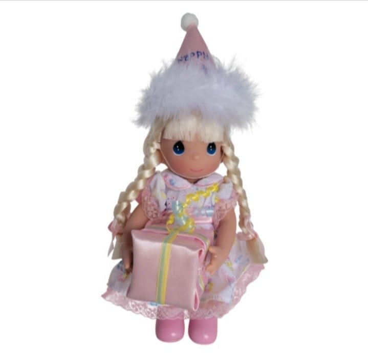 Precious Moments Happy Birthday Collectible Doll - Blonde 7 inches BNWT 1 Left!