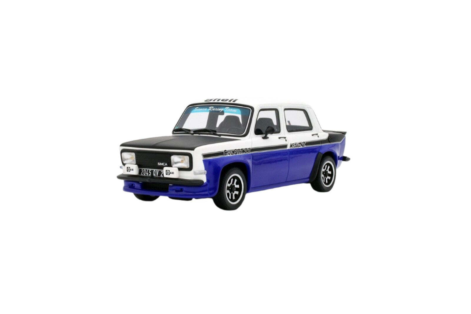 Otto 1977 Simca Rallye 2 SRT Blue and White 1:18 Resin OT1063