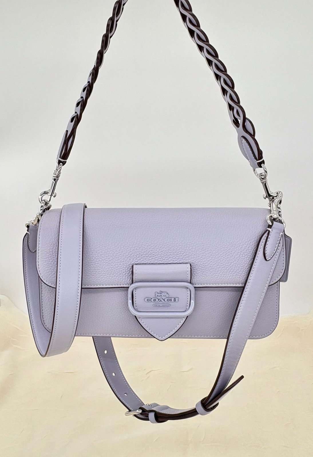 COACH Morgan Shoulder Bag In Lavender Purple CJ619