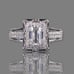 2CT Real Moissanite Diamond Art Deco Designer Ring