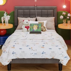 Twin Bed Frame with USB Ports