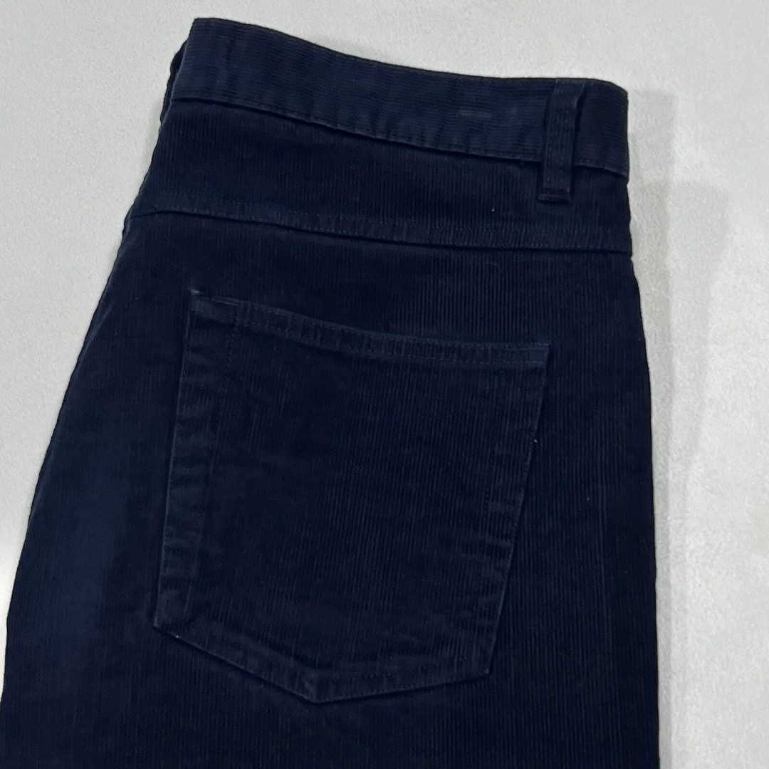Brooks Brothers 346 Pants Men Blue Cotton Corduroy Chino Straight Leg Size 34X32