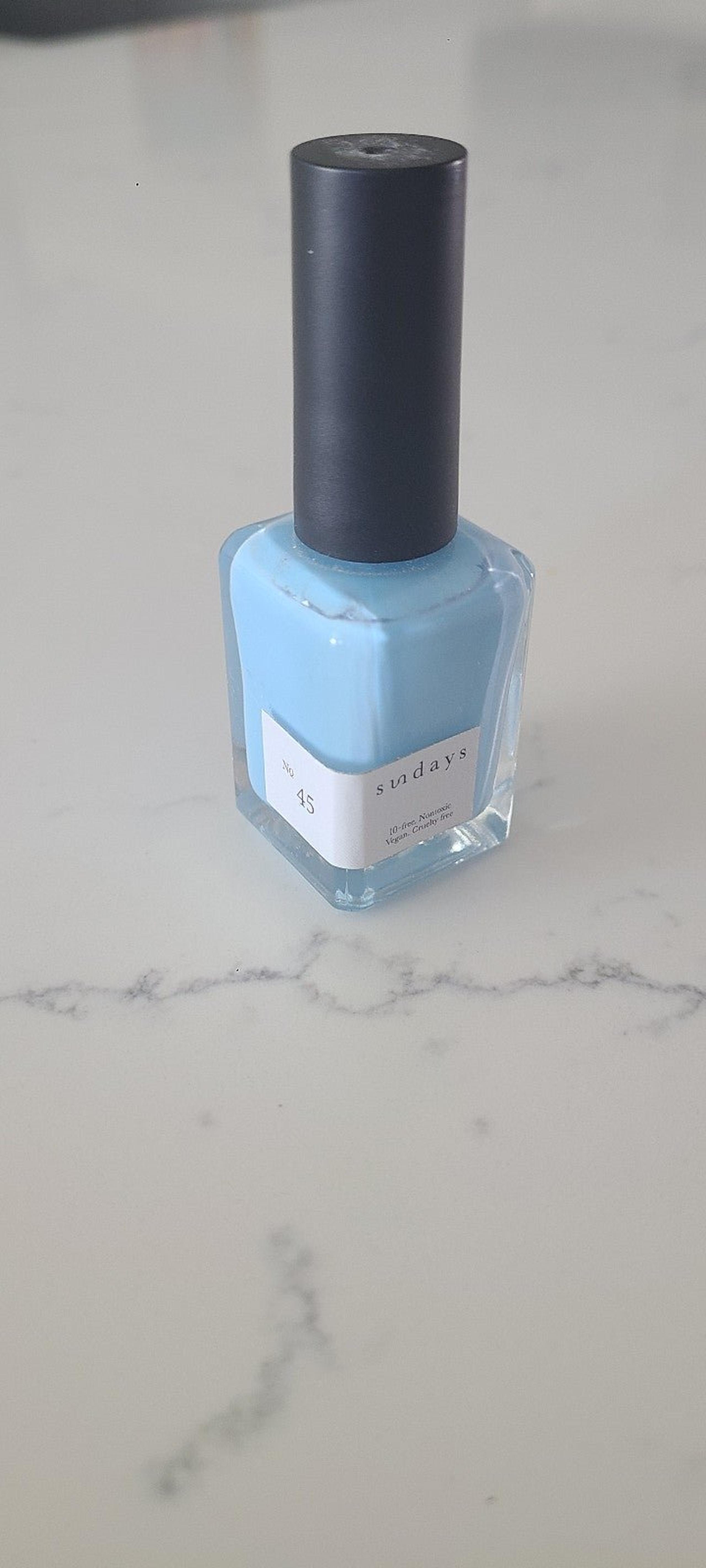 Sundays no 45 Vegan Nail Polish Sky Blue