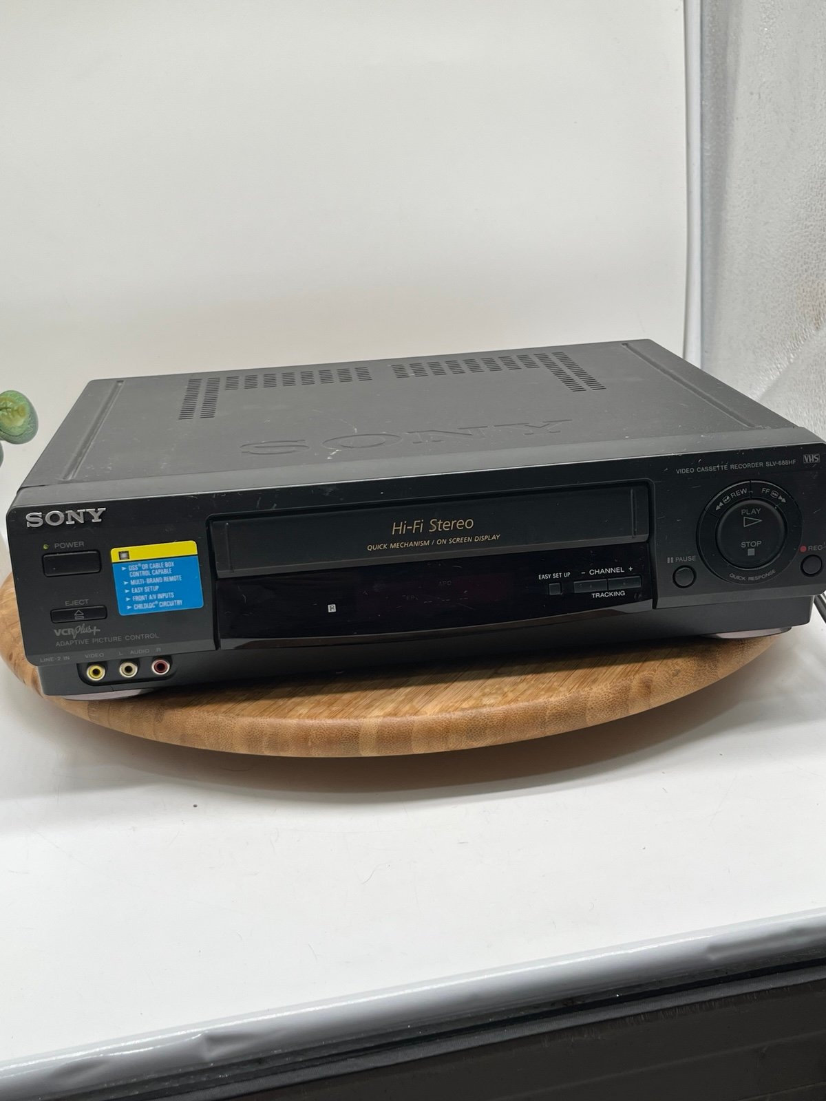 Sony VCR VHS Player Recorder SLV-688HF Tested! Works Good. Please see all pictur