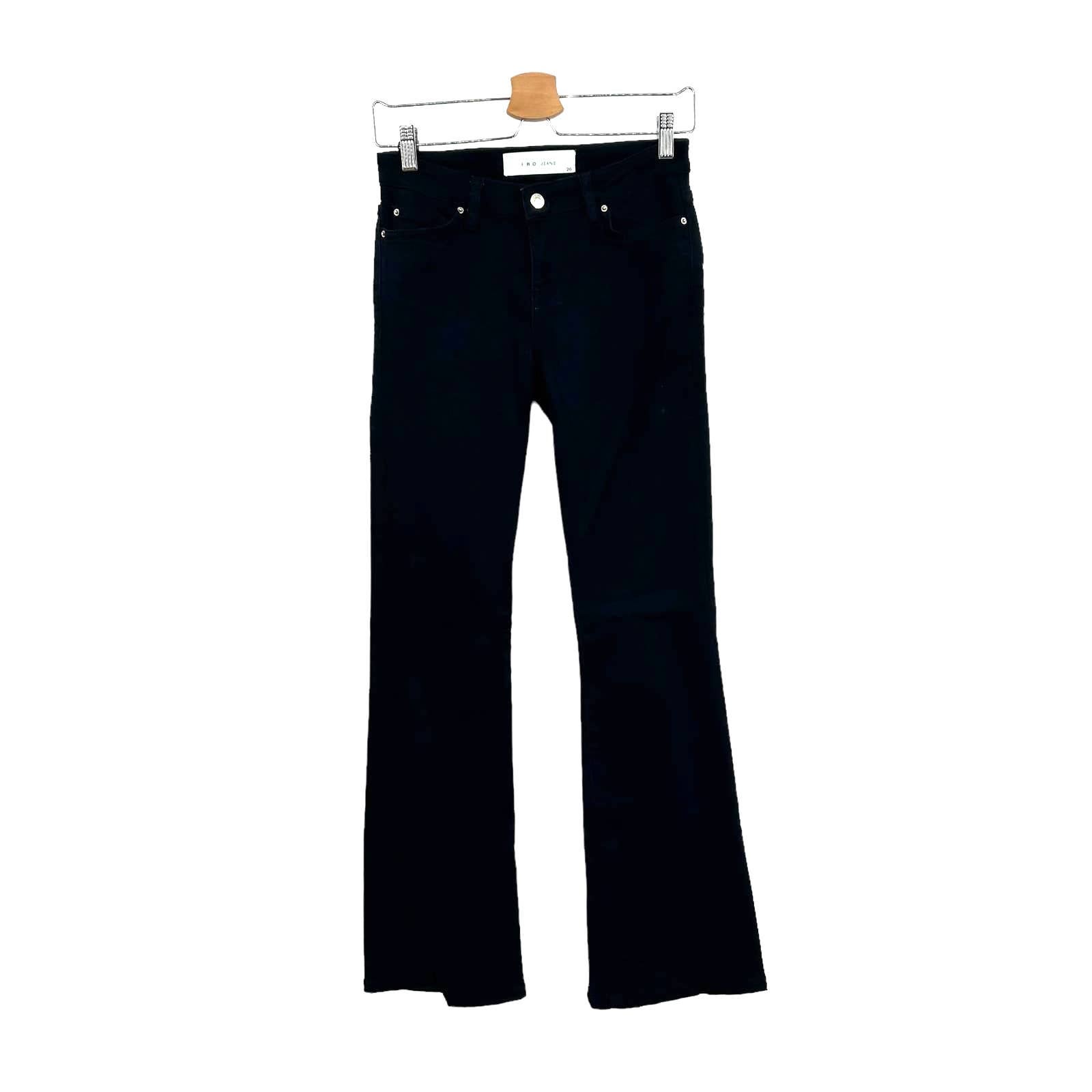 IRO Figaro Flare Jeans Dark Blue Denim Wash Size 26