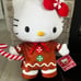 Hello Kitty christmas gingerbread greeter