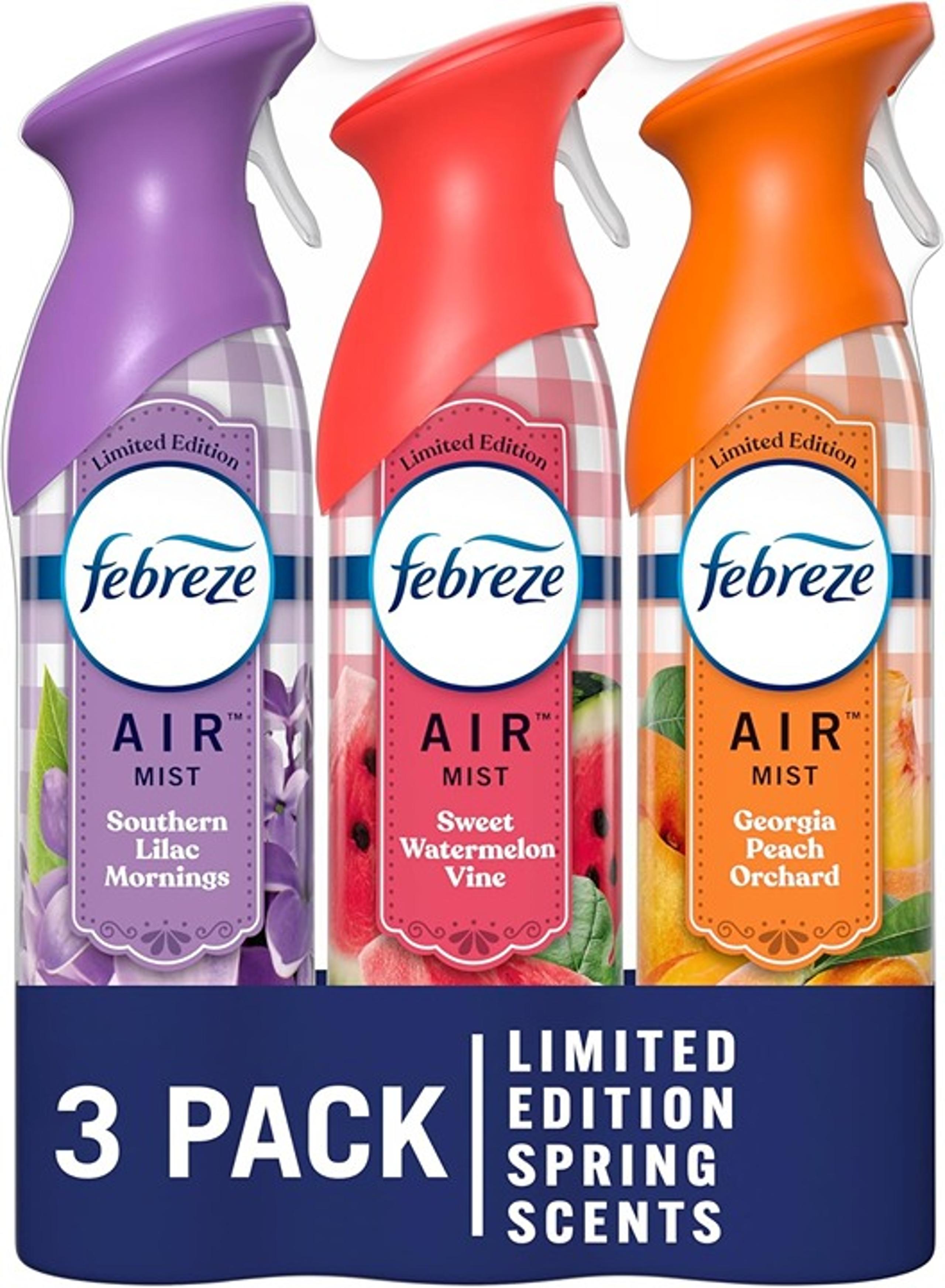 Febreze Air Mist Air Freshener Spray, Odor-Fighting Room Spray for Home, Bathroo
