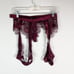 Oh Là Là Chéri NWOT Janet Eyelash Lace 3 pc Set Burgundy Red Size L / XL