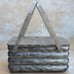 Vintage Pearlescent Ribbed Lucite Resin Plastic Box Bag Purse