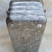 Vintage Pearlescent Ribbed Lucite Resin Plastic Box Bag Purse
