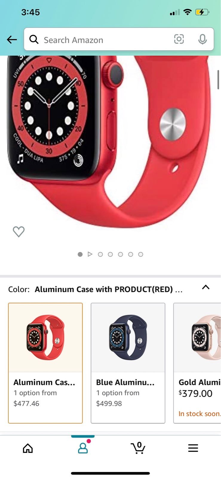 Apple Watch Series 6 44 mm Aluminum (PRODUCT)RED