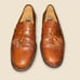 Johnston Murphy - Men's Brown Leather Drrss Slip On Loafers with Tassels. Size