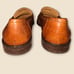 Johnston Murphy - Men's Brown Leather Drrss Slip On Loafers with Tassels. Size