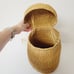 African Basket Handwoven Natural Sisal Bucket Bag