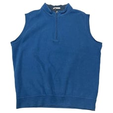 PETER MILLAR MEN'S BLUE GOLD VEST SIZE LARGE | T1