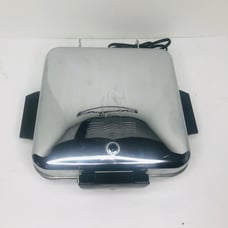Vintage Magic Maid 9150 Chrome Combination Reversible Grill & Waffle Maker Iron