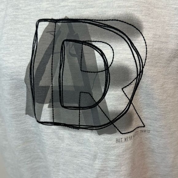 Ader Error Gray Sweatshirt Size A1 US Size Small