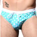 Andrew Christian Viceroy Bikini Aqua White XL Extra Large